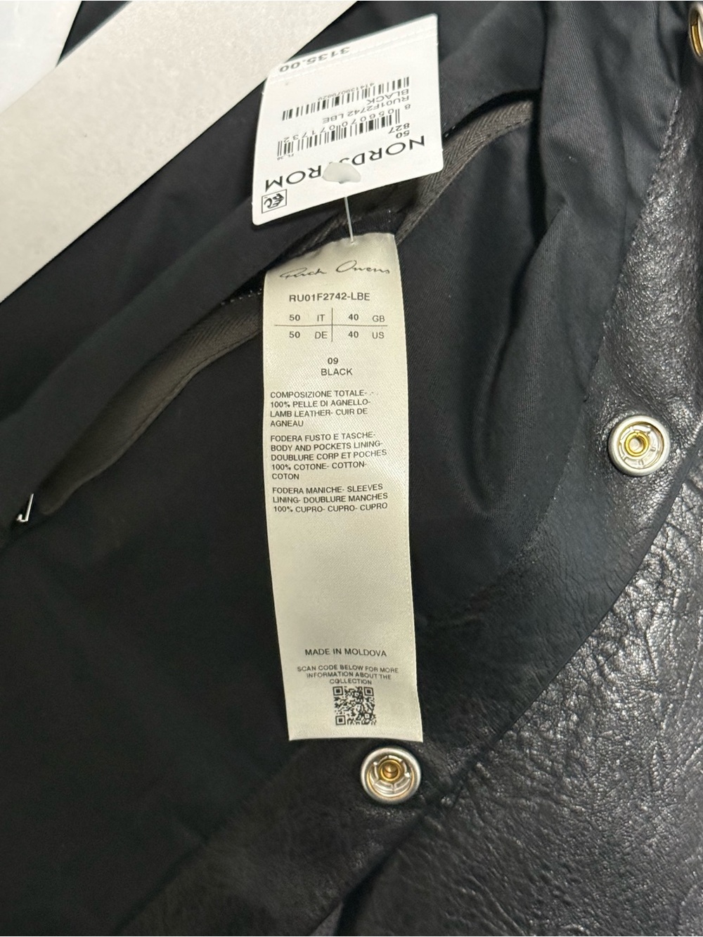 Rick Owen’s tour Alice leather jacket - Picture 9 of 12